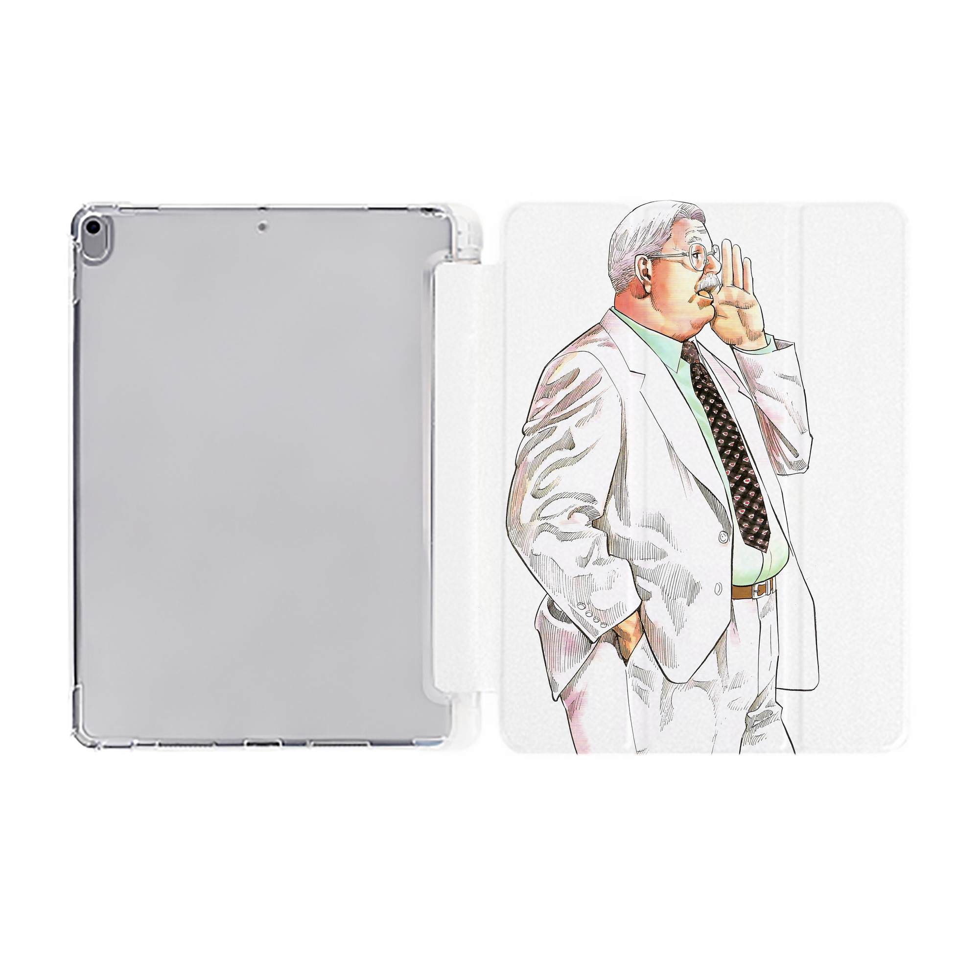 （画像用） SLAM DUNK／スラムダンク IPad ケース ペン収納付き 三つ折りスタンド PUレザー×シリコン 対応機種9.5/10.5/10.9インチ
